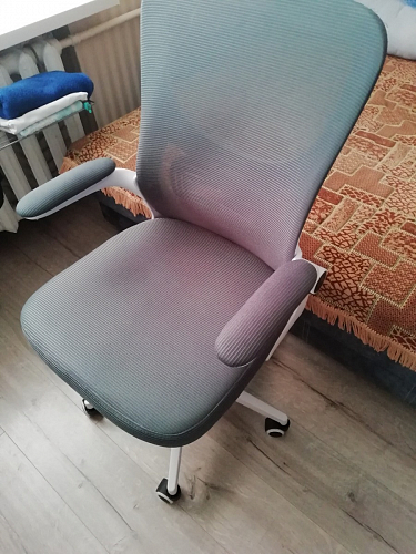 Компьютерное кресло Konfi blue / white фото покупателя 119