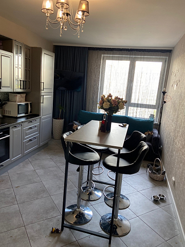 Барная стойка Дилан Лофт 120х60х90 бетон фото покупателя 151