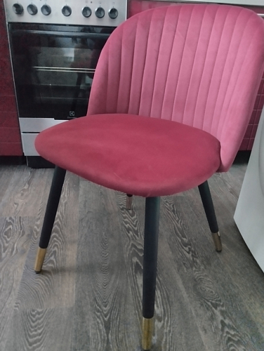 Стул на металлокаркасе Gabi wine red / black фото покупателя 604