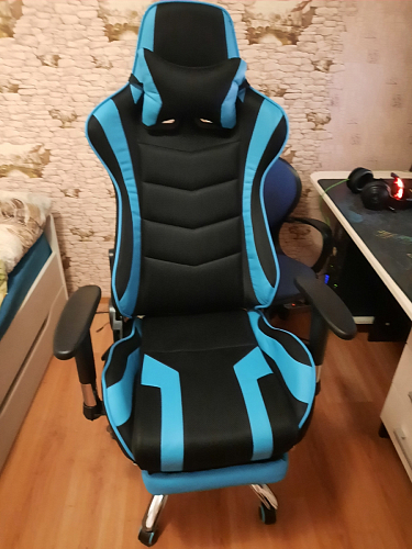 Компьютерное кресло Kano 1 light blue / black фото покупателя 148