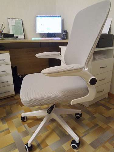 Компьютерное кресло Konfi blue / white фото покупателя 299