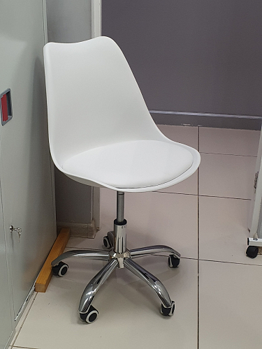 Компьютерное кресло Kolin с подушкой clear / white фото покупателя 450