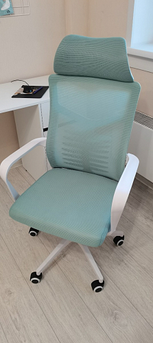 Компьютерное кресло Montana blue / white фото покупателя 61