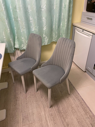 Стул на металлокаркасе Kora white / gray фото покупателя 431