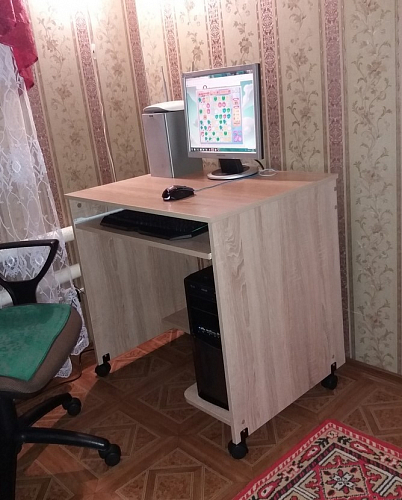 Компьютерный стол КСТ-15 бетон фото покупателя 8
