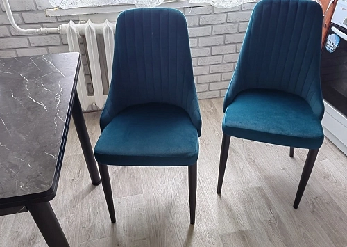 Стул на металлокаркасе Kora white / gray фото покупателя 64