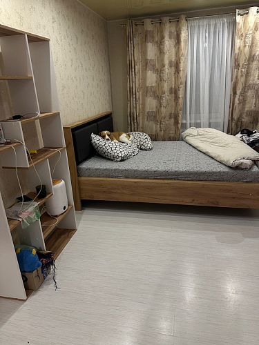 Полутораспальная кровать Клауд 140х200 парящая дуб крафт золотой / антрацит фото покупателя 660
