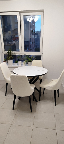 Стул на металлокаркасе Kora white / gray фото покупателя 467