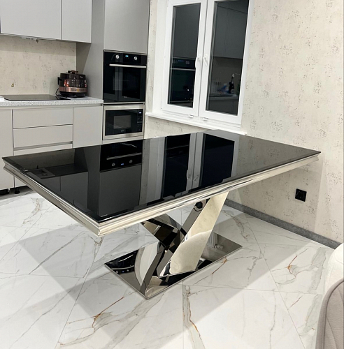 Стол на тумбе Levon 200x100x75 black фото покупателя 2
