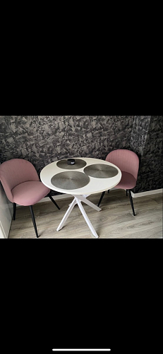 Стул на металлокаркасе Gabi wine red / black фото покупателя 773