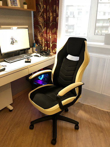 Компьютерное кресло Gamer черное / серое фото покупателя 76