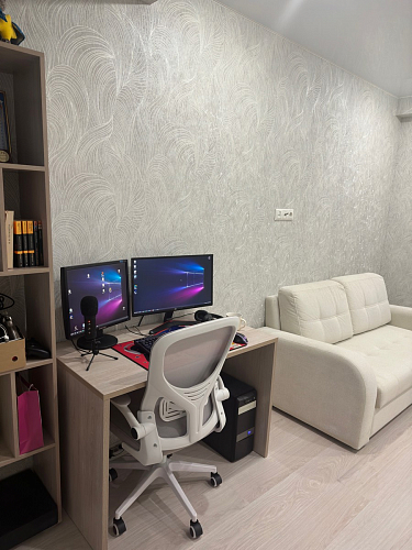 Компьютерное кресло Konfi blue / white фото покупателя 202