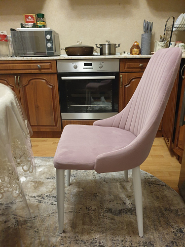 Стул на металлокаркасе Kora white / gray фото покупателя 389