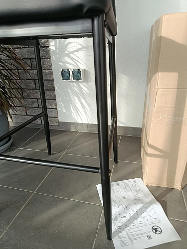 Барный стул Teon gray / black фото покупателя 15