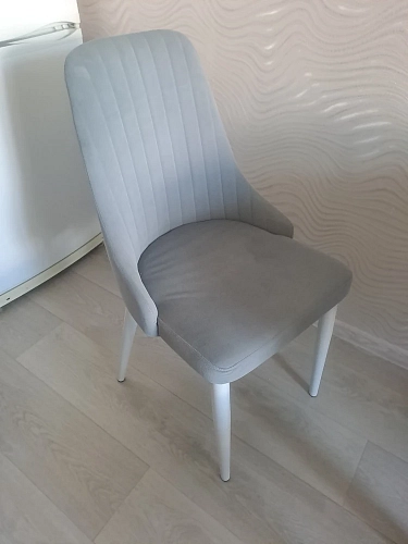 Стул на металлокаркасе Kora white / gray фото покупателя 58