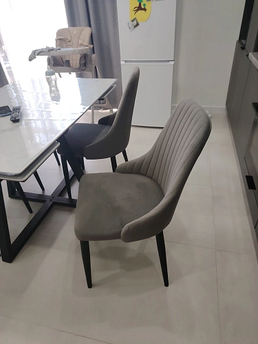 Стул на металлокаркасе Kora white / gray фото покупателя 57