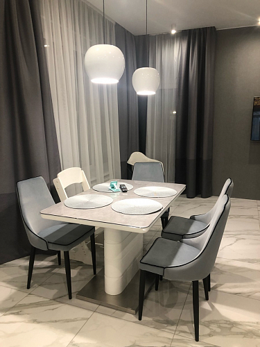 Стул на металлокаркасе Kora white / gray фото покупателя 348