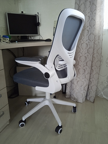 Компьютерное кресло Konfi blue / white фото покупателя 26