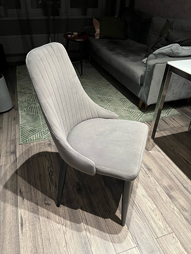 Стул на металлокаркасе Kora white / gray фото покупателя 305