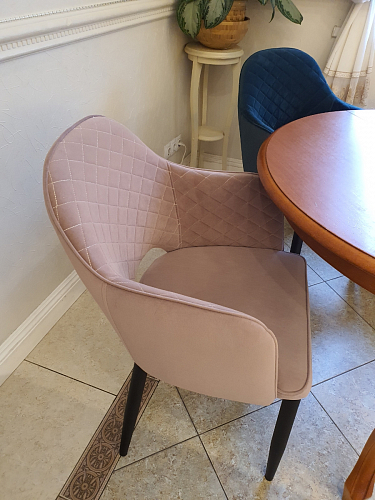 Стул на металлокаркасе Vener light purple фото покупателя 25