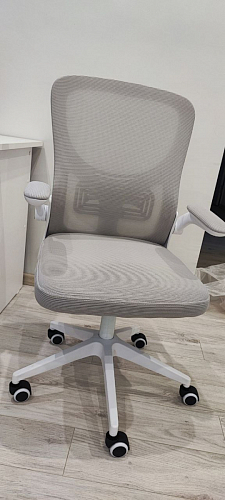 Компьютерное кресло Konfi blue / white фото покупателя 242