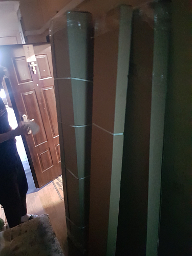 Двуспальная кровать Афродита-2 180x200 рогожка серая фото покупателя 4