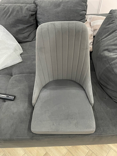 Стул на металлокаркасе Kora white / gray фото покупателя 593
