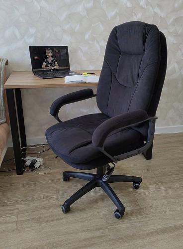 Компьютерное кресло Comfort Lux/Комфорт Люкс черный фото покупателя 63