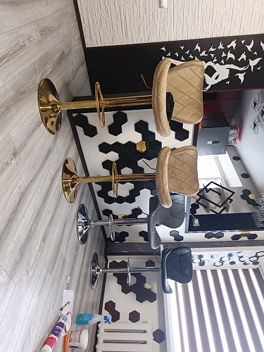 Барный стул Porch dark beige / chrome фото покупателя 35