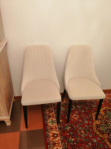 Стул на металлокаркасе Kora white / gray фото покупателя 658
