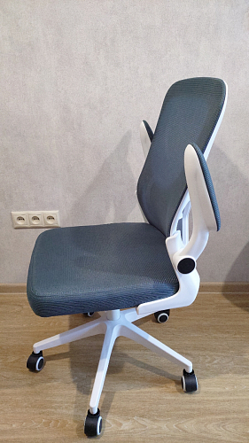 Компьютерное кресло Konfi blue / white фото покупателя 88