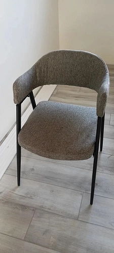 Стул на металлокаркасе Twin gray / black фото покупателя 4