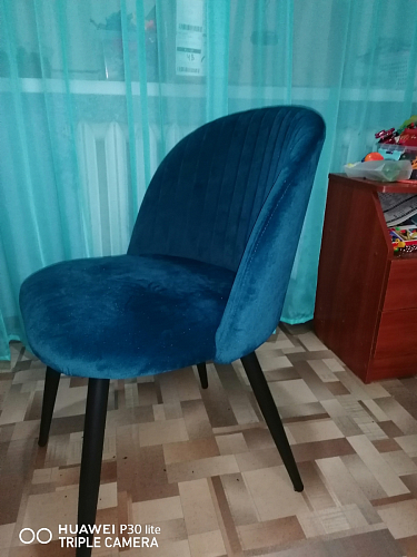 Стул на металлокаркасе Gabi wine red / black фото покупателя 757