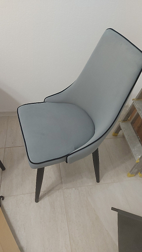 Стул на металлокаркасе Kora white / gray фото покупателя 206