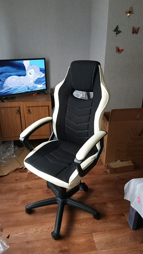 Компьютерное кресло Gamer черное / серое фото покупателя 71