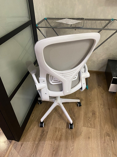 Компьютерное кресло Konfi blue / white фото покупателя 149