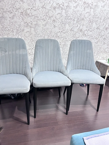 Стул на металлокаркасе Kora white / gray фото покупателя 42