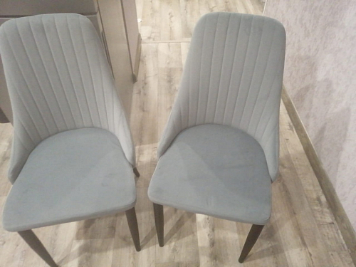 Стул на металлокаркасе Kora white / gray фото покупателя 449
