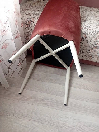 Стул на металлокаркасе Kora white / gray фото покупателя 89