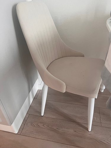 Стул на металлокаркасе Kora white / gray фото покупателя 361