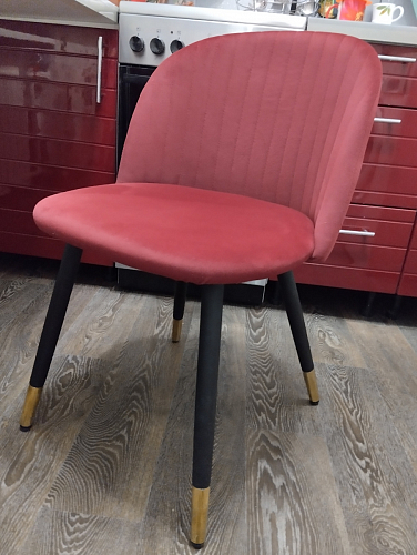 Стул на металлокаркасе Gabi wine red / black фото покупателя 605