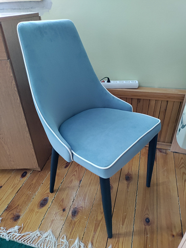 Стул на металлокаркасе Kora white / gray фото покупателя 410