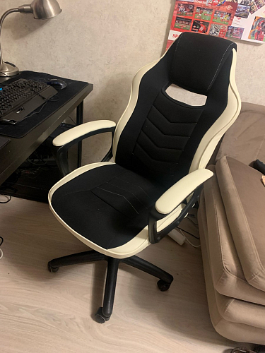 Компьютерное кресло Gamer черное / серое фото покупателя 92