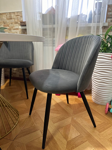 Стул на металлокаркасе Gabi wine red / black фото покупателя 421