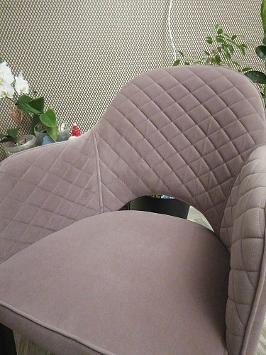 Стул на металлокаркасе Vener light purple фото покупателя 20