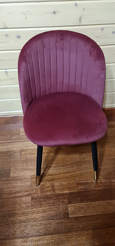 Стул на металлокаркасе Gabi wine red / black фото покупателя 987