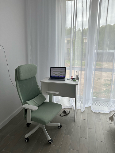 Компьютерное кресло Salta light green / white фото покупателя 13