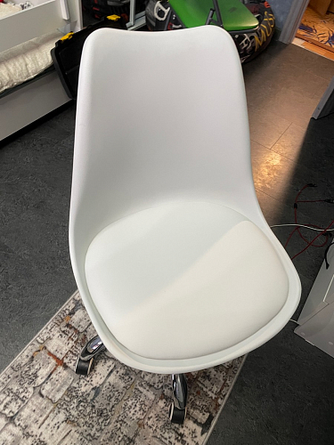 Компьютерное кресло Kolin с подушкой clear / white фото покупателя 124