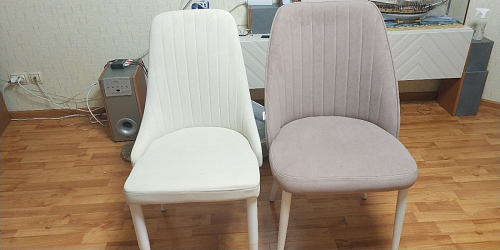 Стул на металлокаркасе Kora white / gray фото покупателя 504