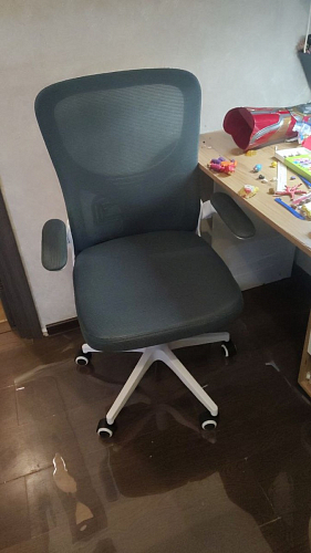 Компьютерное кресло Konfi blue / white фото покупателя 223